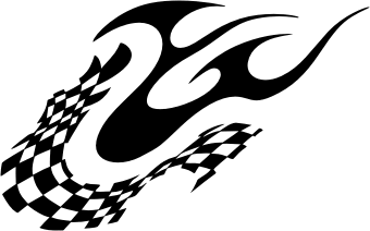 Design decal for race car clipart