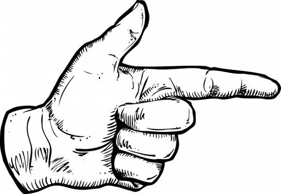 Pointing Hand Clipart