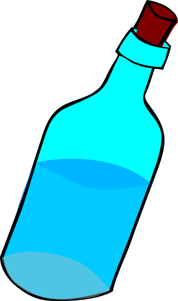 Cartoon water bottle clipart