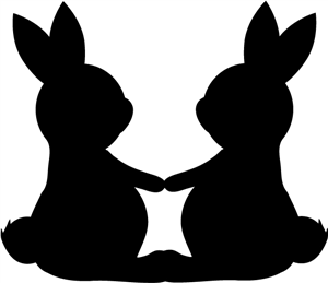 Easter Bunny Silhouette - ClipArt Best