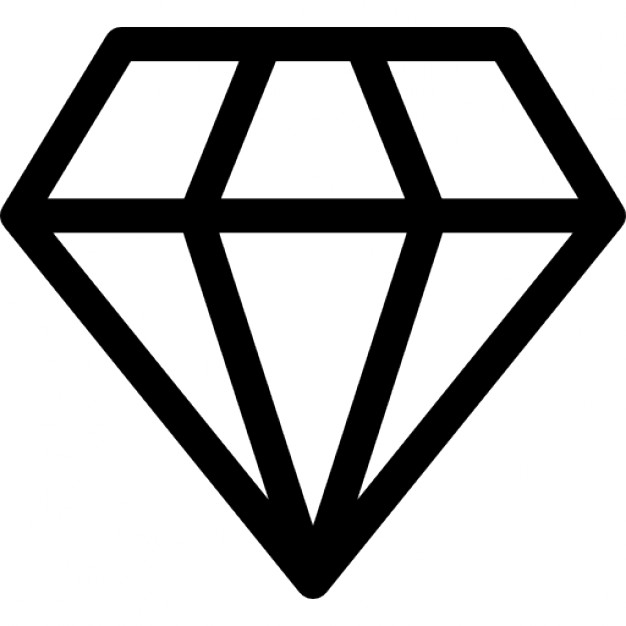 Diamond Shape Outline Diamond Outlined Shape