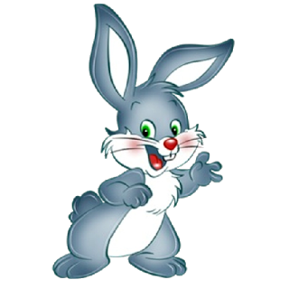 Cartoon Bunny Rabbits Clipart - Cartoon Animal Images