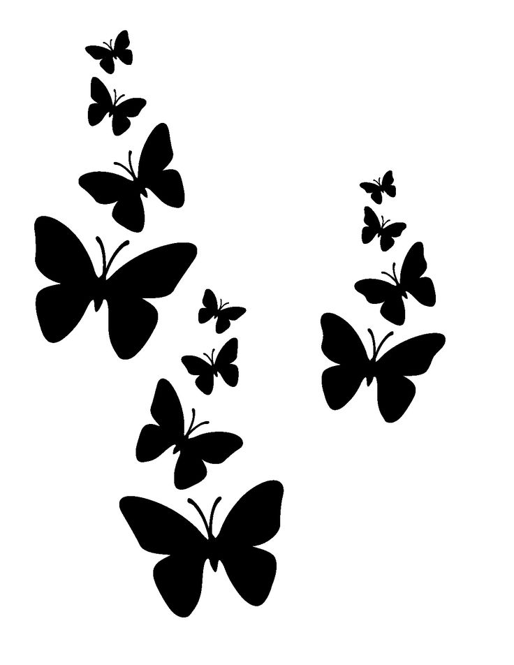 Butterfly Stencil | Stencils Online ...