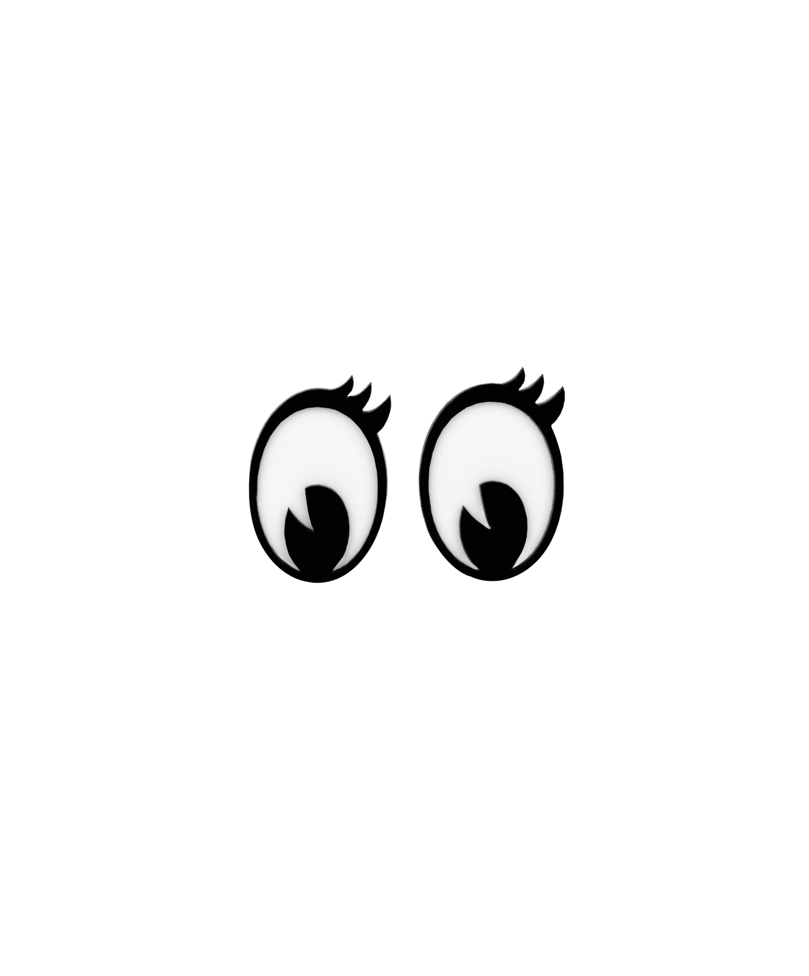 Oval comic eyes clipart