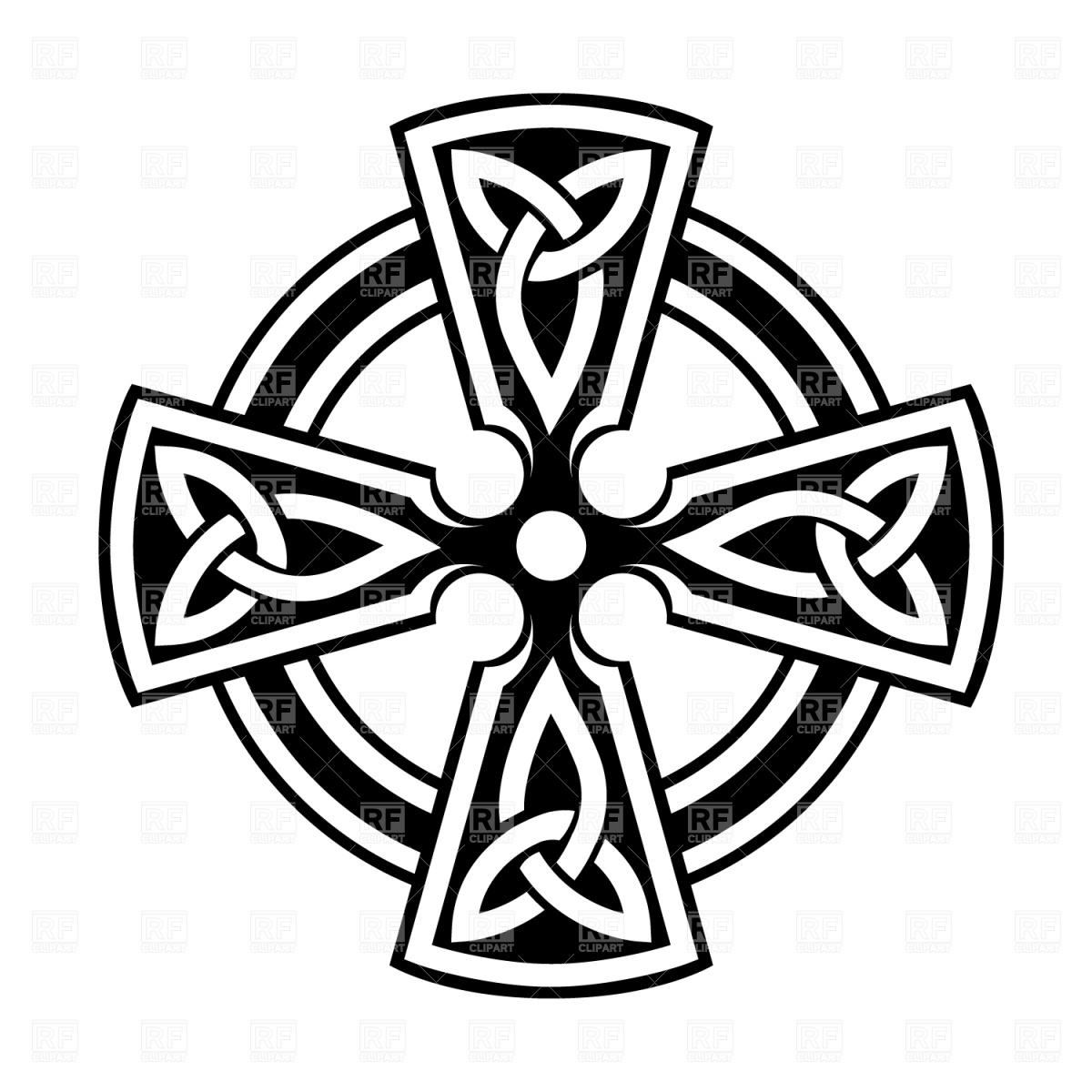 Celtic cross clip art