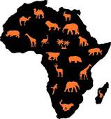 African wildlife clipart