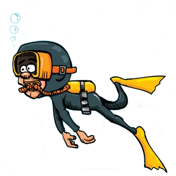 Scuba Diver Cartoon - ClipArt Best