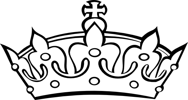 Crown black and white king crown clip art black and white free ...