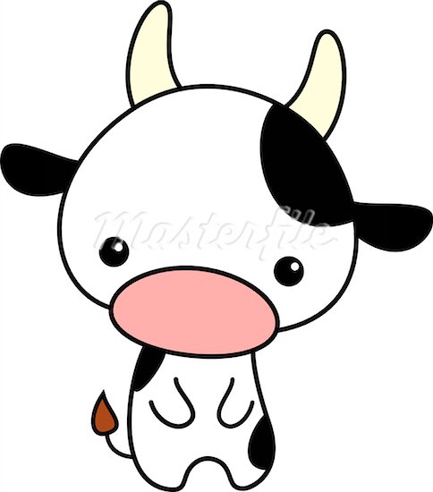 clip art cow face - photo #37