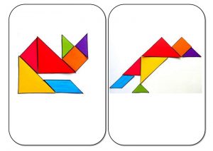 Animals tangrams printables | funnycrafts