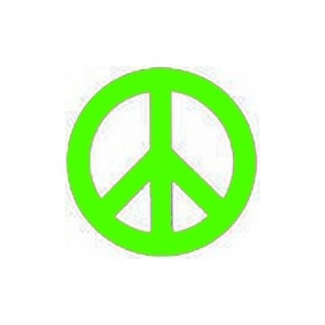 Green Peace Sign - Polyvore