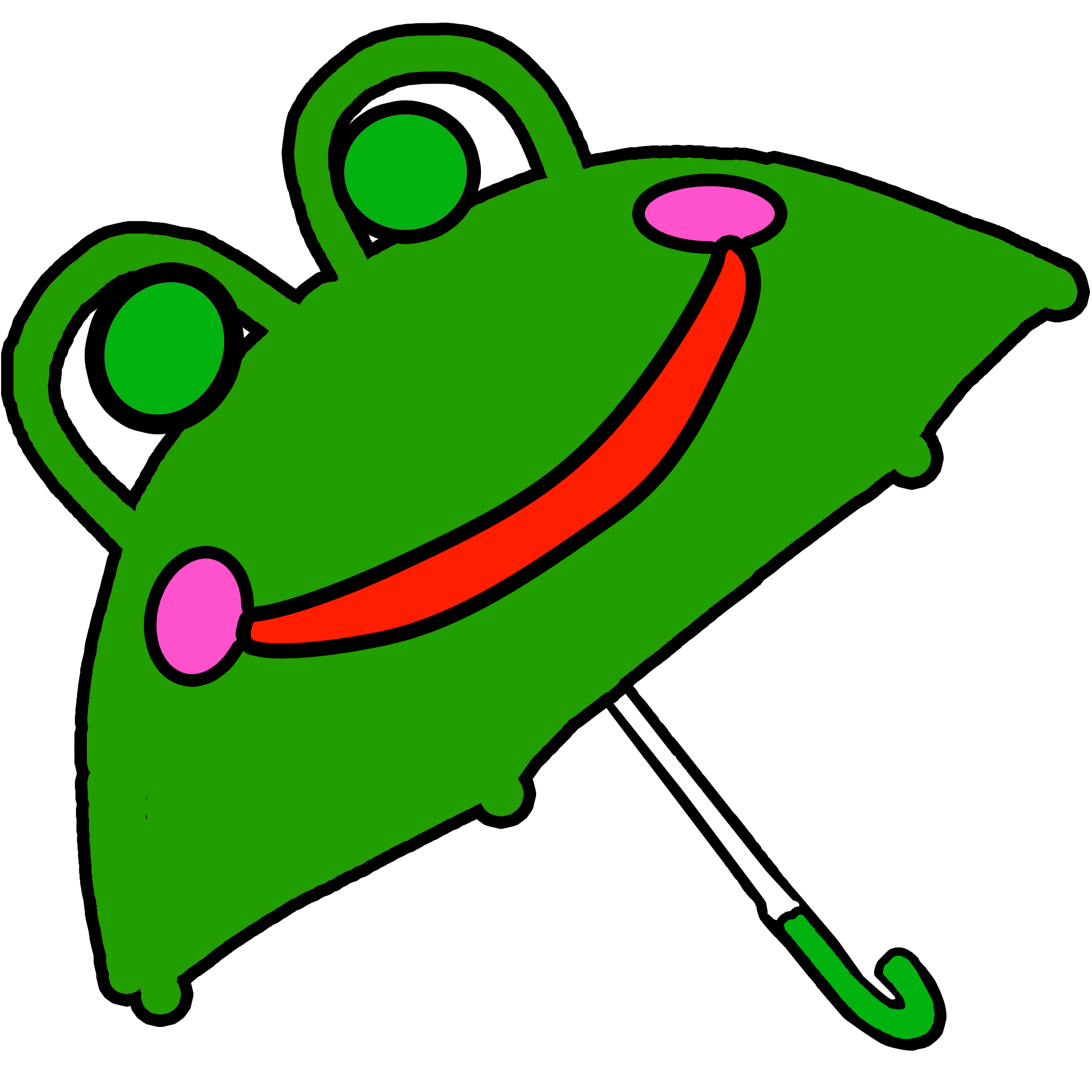 Green Cartoon Umbrella ClipArt Best