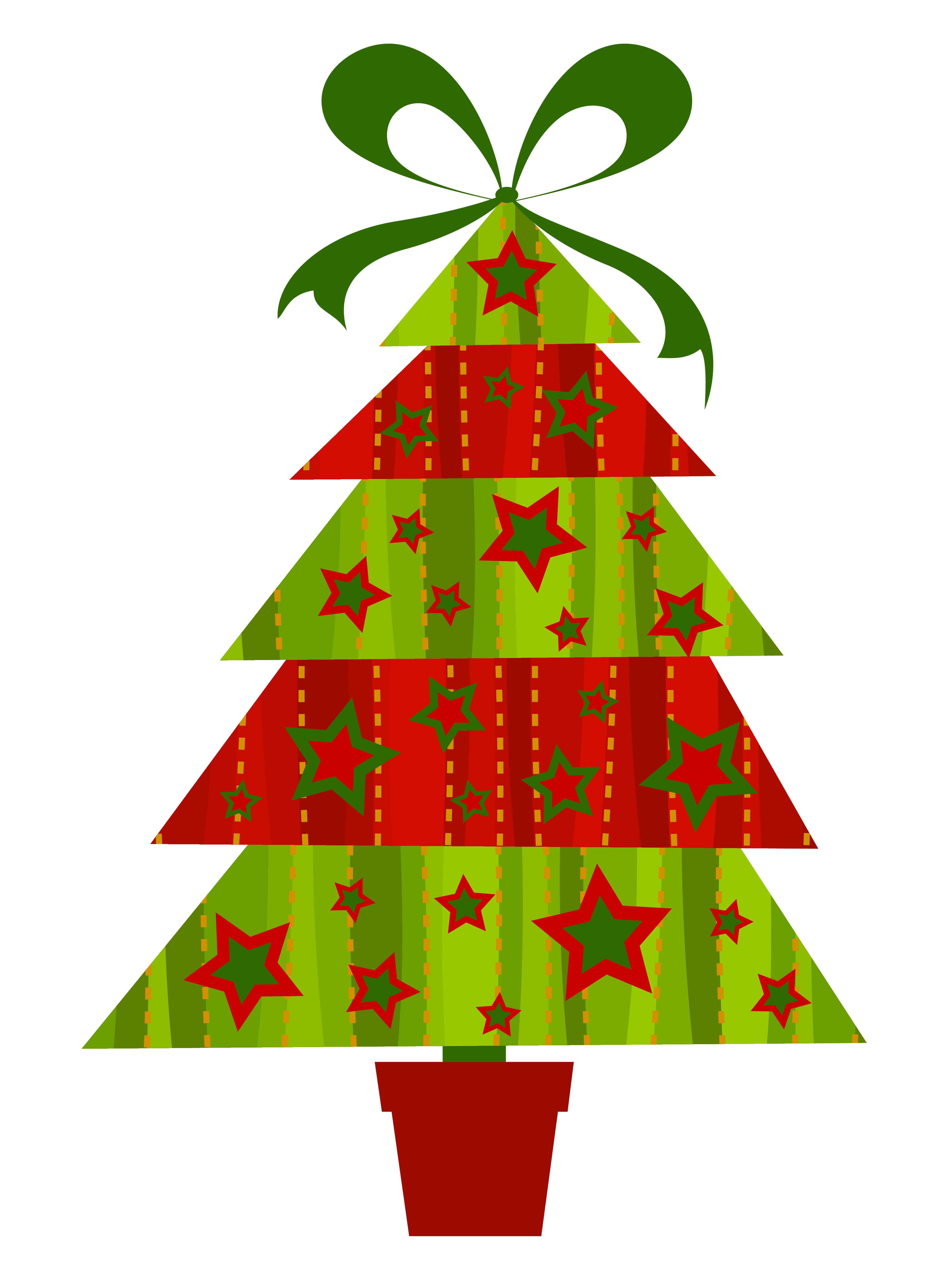 christmas tree clip art transparent background - photo #48