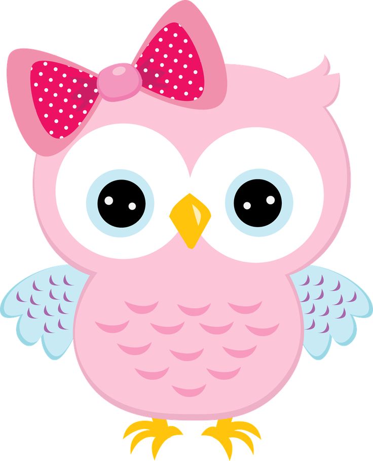 Pink Owl Clip Art - Tumundografico
