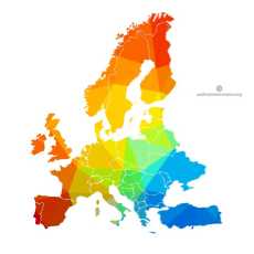 Free europe road vector map eps ai vectors -12294 downloads found ...