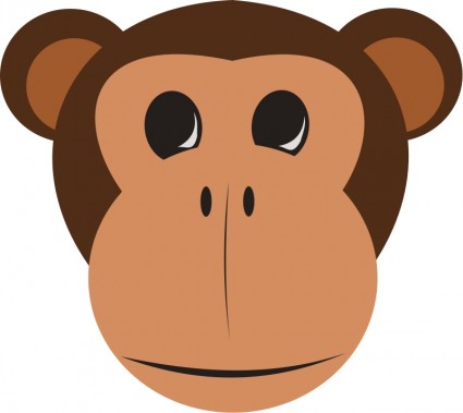 Happy Monkey Face - ClipArt Best