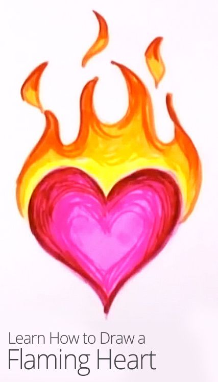 fire heart clipart - photo #33