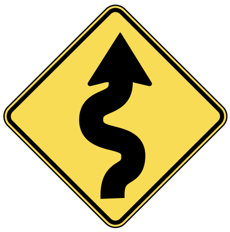 Highway signs clip art