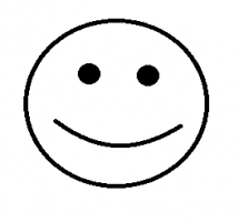 Smiley Face Thumbs Up Clipart Black And White