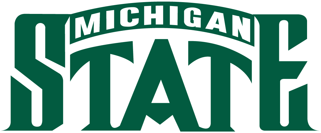 Michigan State Spartans Wordmark Logo - NCAA Division I (i-m ...