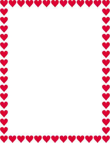 clip art borders with hearts - photo #20