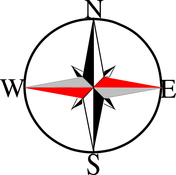 Compass North South East West Clipart Best