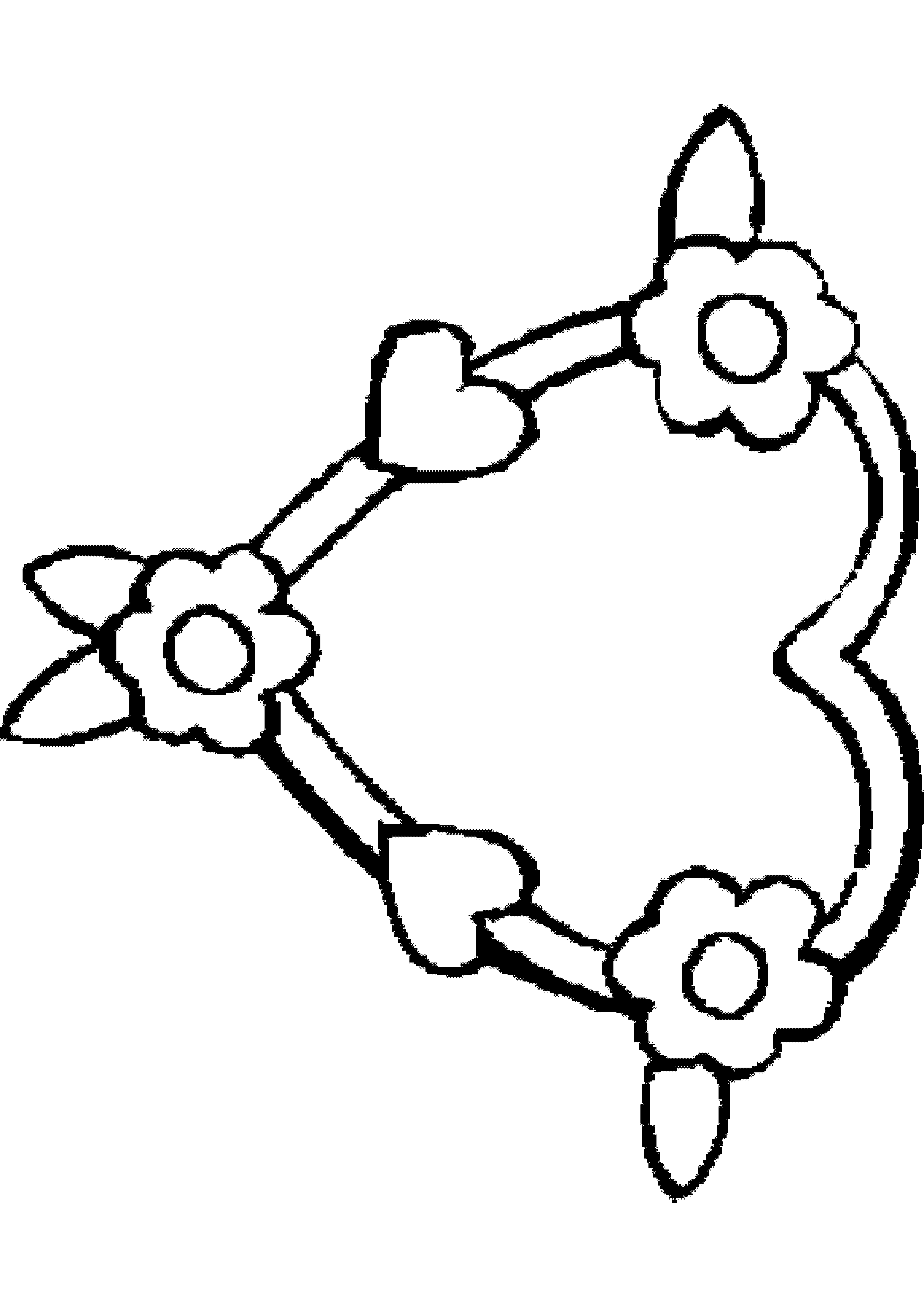 Heart And Flowers Coloring Pages | Print Colouring Pages