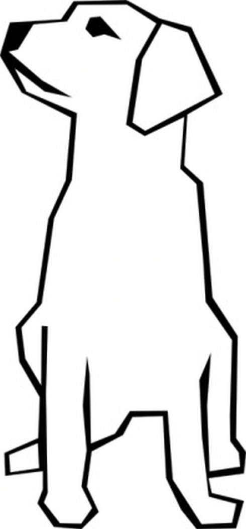 Simple Drawing Of Dog - ClipArt Best