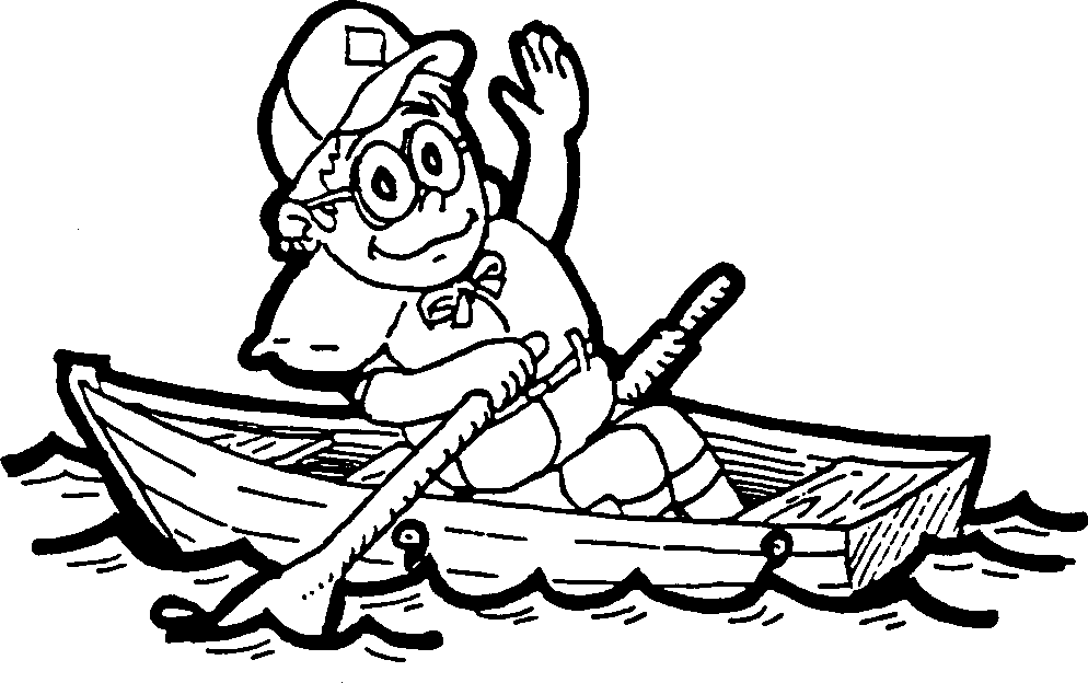 row boat clipart black and white - photo #4