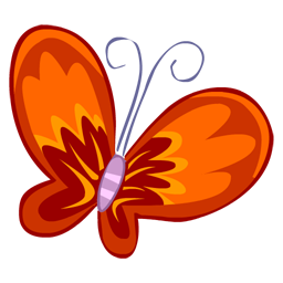 Red Butterfly Icon | Nature Iconset | Fast Icon Design