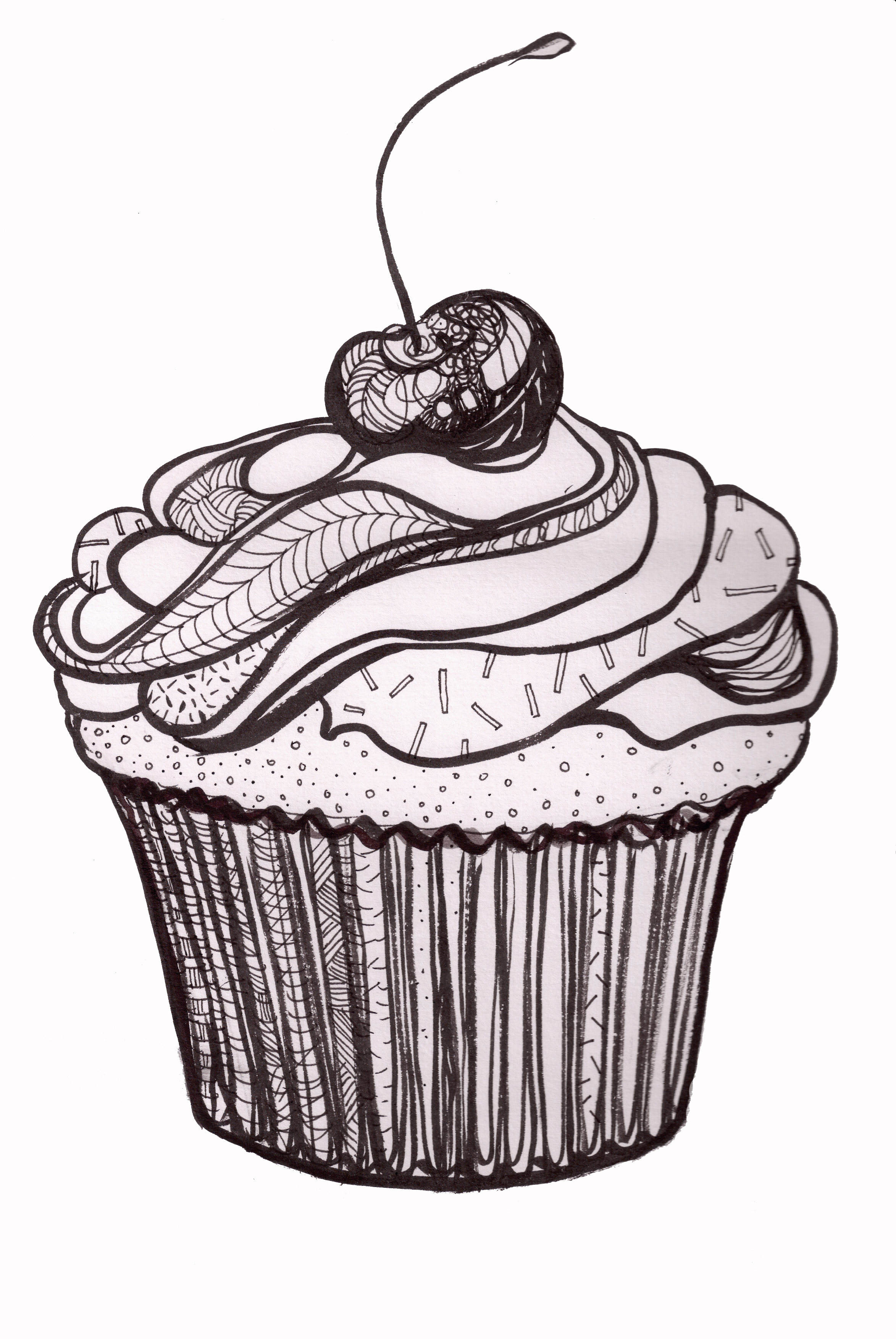 Cupcakes To Draw | customcartoonbakery.com