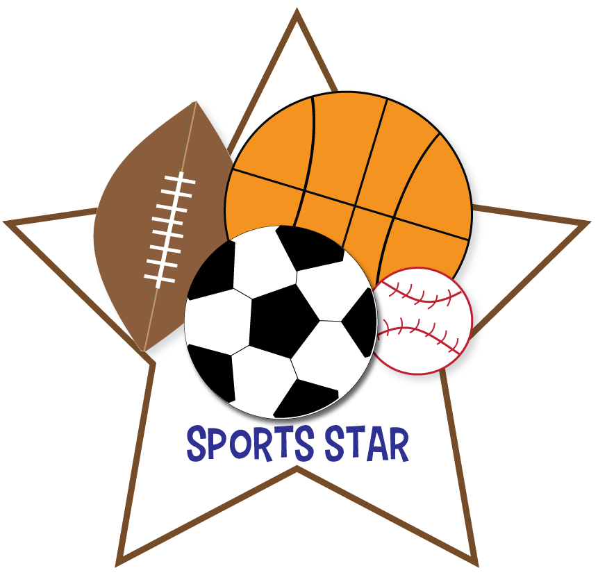 Free Sports Clipart for parties, crafts, school projects