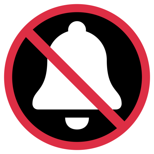 Bell, Forbidden, Mute Icon Free - Sign & Symbol Icons - Iconscout