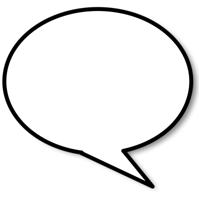 Image - Illustration of a cartoon speech bubble.png - ClipArt Best