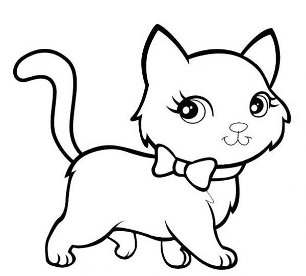 Cute Cats Coloring Pages To Print - Printable Coloring Pages