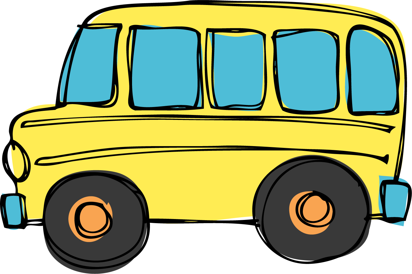 Clip art of school bus