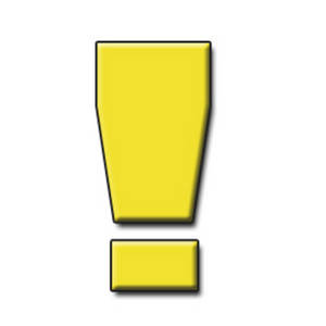 Yellow Exclamation Mark Clipart