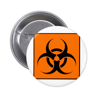 Biohazard Symbol Buttons & Pins | Zazzle