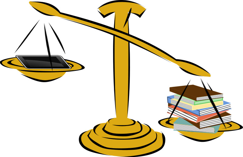 Legal scale of law clipart image #27254