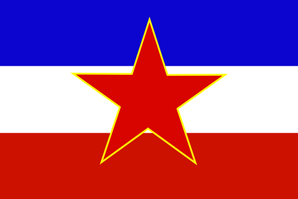 Flag Of Yugoslavia Historic Clip Art - vector clip ...