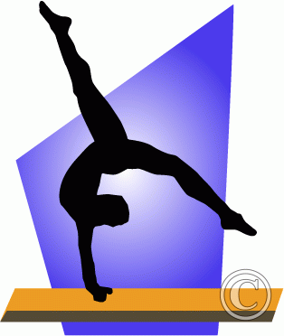 Artistic gymnastics clipart
