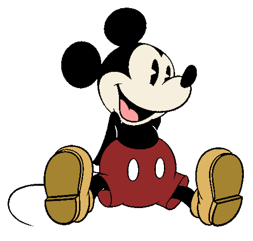 mickey mouse clip art free black and white - photo #21