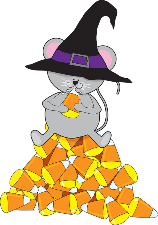 Mouse Eating Candy Corn
