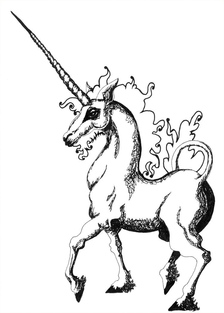 unicorn drawing Archives « Eclectic Cycle