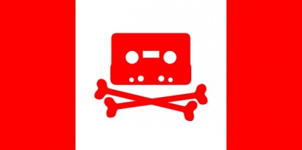 Canadian Music Pirate Flag clip art Vector clip art - Free vector ...