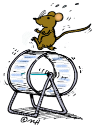 mouse running on wheel - Clip Art Gallery