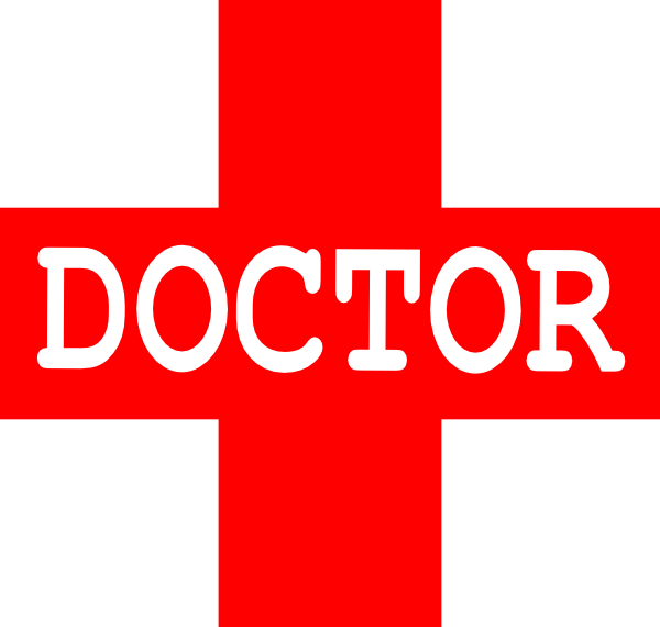 Doctor Logo Red Yellow Clip Art - vector clip art ...