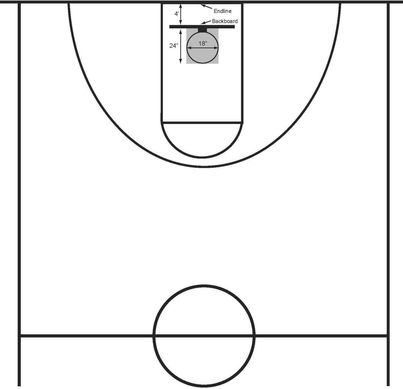 Basketball Half Court Clip Art - ClipArt Best