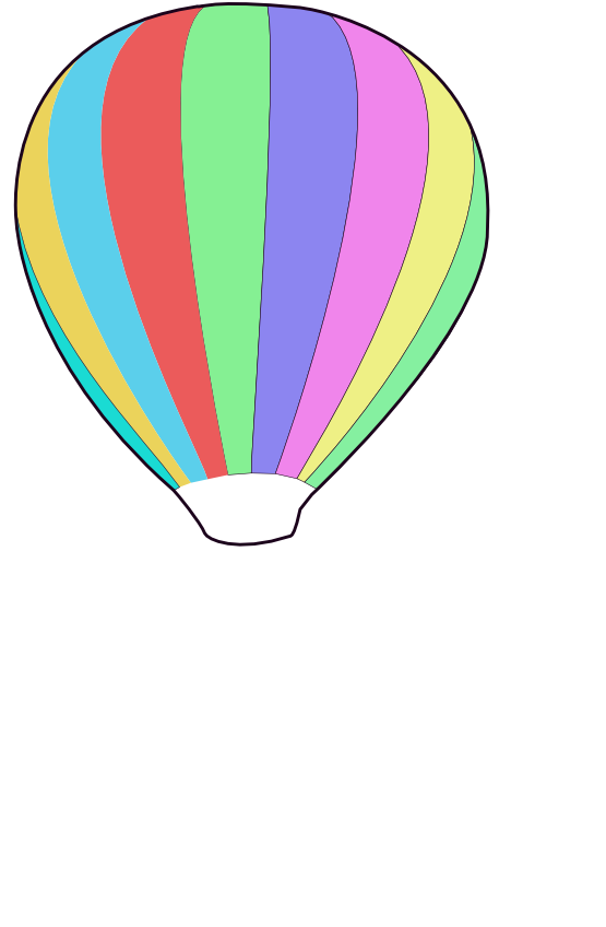 hot air balloon work in progress 2 coloring book ...