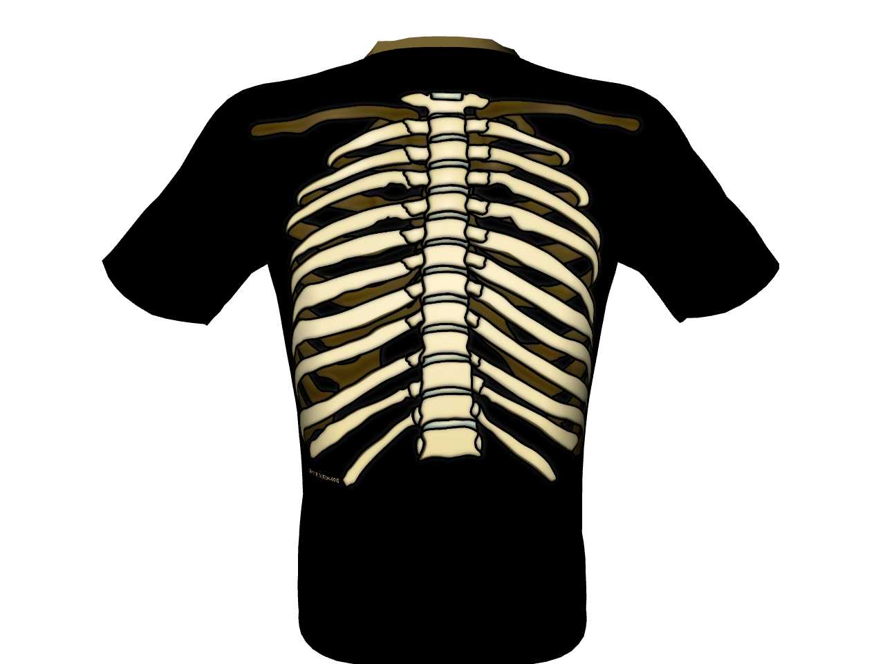 Rib Cage Skeleton Halloween T-Shirt creative t-shirts by ...